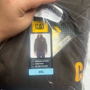 CAT Brown Hoodie 3XL